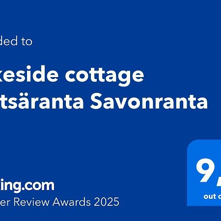 Lakeside Cottage Metsaeranta Savonranta Ngoại thất bức ảnh